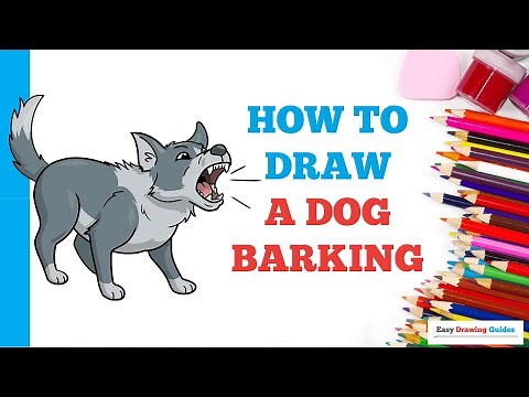 How to Draw a Dog Barking: Easy Step by Step Drawing Tutorial for Beginners