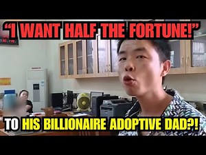 A Billionaire Adopted a Poor Boy—30 Years Later, He Shamelessly Demands Half. His Father Cuts Ties.