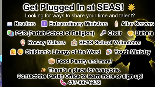 Daily Mass from St. Elizabeth Ann Seton Church in Springfield, Missouri. Music in this livestream is used with permission under ONE LICENSE #A-607554 and CCLI #21554189. All rights reserved. | St Elizabeth Ann Seton Catholic Church