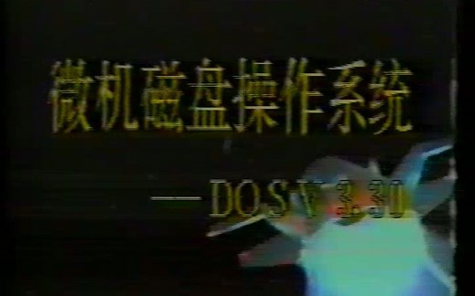 微机磁盘操作系统使用方法--DOS v3.3