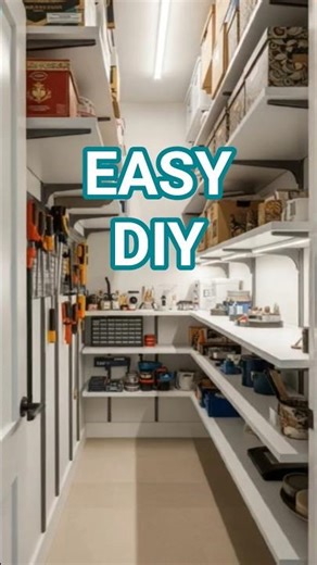 SMALL SPACE STORAGE IDEA #interiordesign #ideas #storage #closet #shed