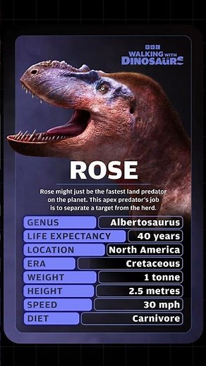 Albertosaurus – the fastest predator | Walking with Dinosaurs - BBC