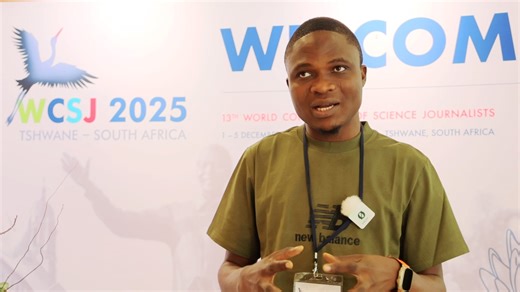 Hammad Abdulrasheed is a lawyer who became a science journalist because he wanted to make an impact. At @wcsj25, he won in one of the categories at the Africa Science Journalism Awards (ASJA) 2025 for an investigation that could save thousands of lives. In Nigeria, "pure water" factories sell sachet water to millions of people who can't afford bottled water. Hammad collaborated with scientists to test the water in labs. The results? Contaminated. Factories weren't following regulations, and peop