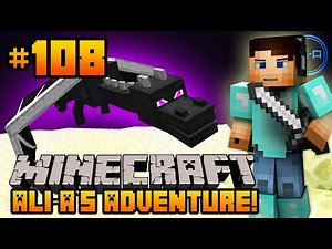 Minecraft - Ali-A's Adventure #108 - "ENDER DRAGON BATTLE!"