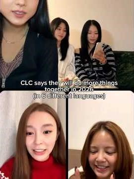 My multilingual group talks about doing more things together in 2026 🥰 #yeeun #sorn #elkie #clc