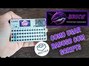 HOW TO USE BAD USB IN PRACTICE USING 🦈BRUCE🦈 | M5 STACK CARDPUTER