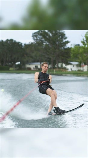 How to ride a slalom ski 101... 🧐