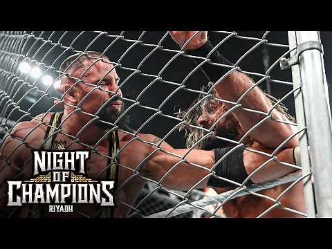 Seth Rollins vs. Bron Breakker | Steel Cage Match: Night of Champions 2026 highlights