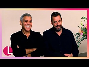 What Happened When Lorraine Sat Down With George Clooney & Adam Sandler? | Lorraine