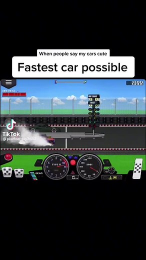 Fastest Car in Pixel Car Racer for 0.067 Second Race Time