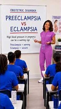 Preeclampsia vs Eclampsia #obgyn #nursing #healthcare