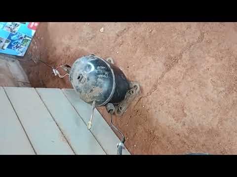 " COMPRESSOR CASEIRO COM MOTOR DE GELADEIRA! (Projeto Fácil e Econômico)"