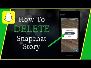 How To Delete A Snapchat Story