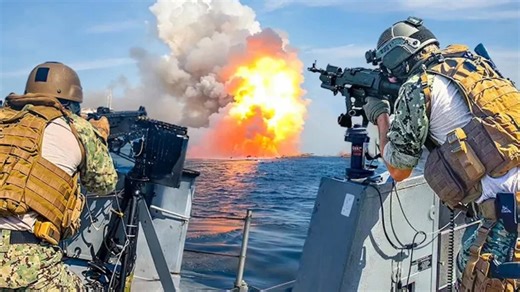 39K views · 1K reactions | U.S. Navy Brings the FIRE | Houthi Port Wiped Off the Map! Today's video will examine the March 16 and March 17 attacks in Yemen. It will give a day-by-day account of the strikes the US made against Houthi forces while also analyzing the Houthi counterattacks. The video will analyze various weapon systems and sensors and how each side employed them. #Military #usnavy #Houthi | Beyond Military | Facebook