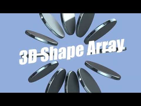 3D Shape Array in After Effects