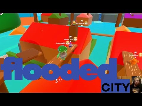 Fall Guys Custom Map | Survival | FLOODED CITY | 507