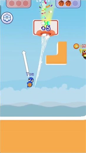 basket battle level 34 done #games #shortgame #viralgame