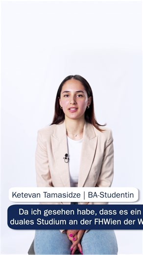 FHWien der WKW on Instagram: "Kennt Ihr schon unser duales Bachelor-Studium Tourismus-Management? Unsere Bachelor-Studentin Ketevan ist mittlerweile im 5. Semester des Tourismus-Management Studiums (@tm.fhw) 🌍 und verbindet es mit ihrer Arbeit als Assistant Operating Manager bei den Schiehser Hotels. Ihr wollt auch dual studieren? 👉 Bewerbt Euch jetzt für den Bachelor Tourismus-Management und findet aus über 50 Praxispartnern Euren Traum-Job! #fhwienderwkw #FHWien #diepraxisstudieren #tourismu
