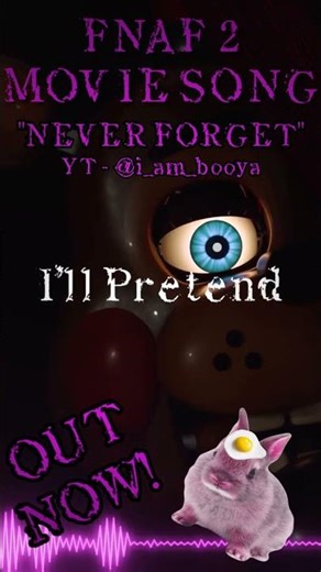 FNAF 2 MOVIE SONG "Never Forget" OUT NOW!!! #metal #fnaf #fivenightsatfreddys #song #singer #collab
