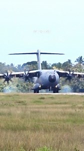 Best Moment Airbus A400M Landing Aceh #indonesia #military #a400 | Aceh Plane Spotter