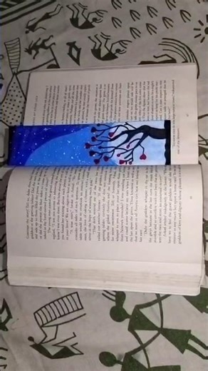 Beautiful Aesthetic Bookmark 🔖⭐✨ || Beautiful bookmarks idea #song #bookmark #artandcraft #painting