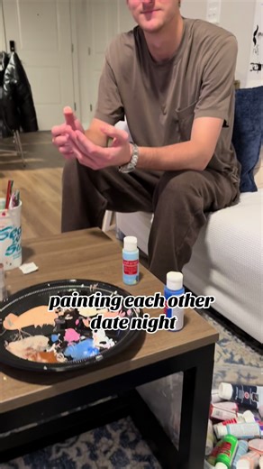 Painting Each Other: A Creative Date Night Idea