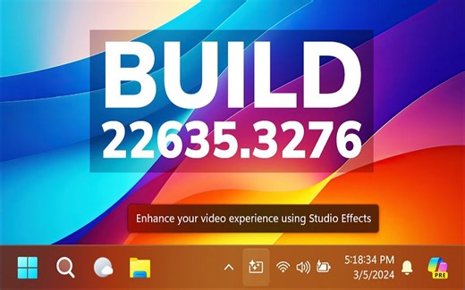 【Beta】微软发布 Windows 11 23H2 最新版 Build 22635.3276 系统更新：AI 智能助手（Copilot） 新体验！