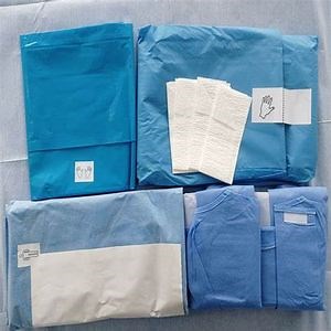 [Hot Item] Medical Disposable Sterile Surgical Laparotomy Drape Kit Pack