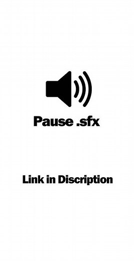 Pause Effect Original |Free| Link in discription