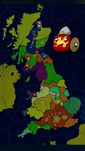 Heptarchy 546 | Age of History 2: Definitive Edition #aoh2 #greatbritain #timelapse