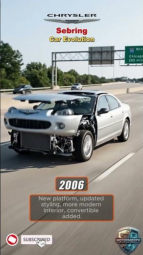 Chrysler Sebring Evolution (1995–2010) | All Generations Transformation | Chrysler Sedan History