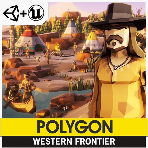 POLYGON | Western Frontier Asset Pack | Synty™ Official Store