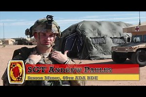 1.3K views · 50 reactions | When training in the field, attacks come when least expected. SGT Andrew Paulus, 69th BDE Senior Medic, describes yesterday's close call-- for one Soldier-- from an unexpected enemy: the environment. | 69th Air Defense Artillery Brigade | Facebook