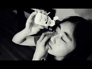xalatan eye drop video