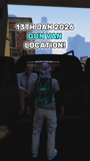 13TH JANUARY 2026 GUN VAN LOCATION IN GTA 5 #shorts #gta #gta5 #gtaonline #gtav #rockstargames