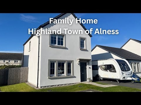 Immaculate Three Bedroom Family Home in The Popular Highland Town of Alness £250K
