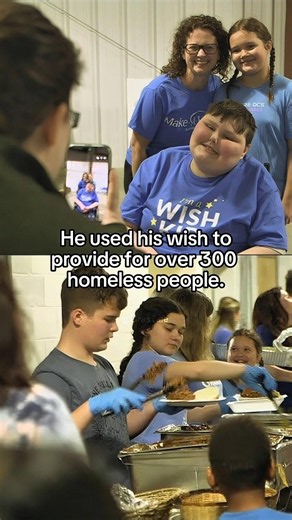 He Used His Make-A-Wish to Help 300 Homeless People #MakeAWish #CancerSurvivor #HomelessSupport