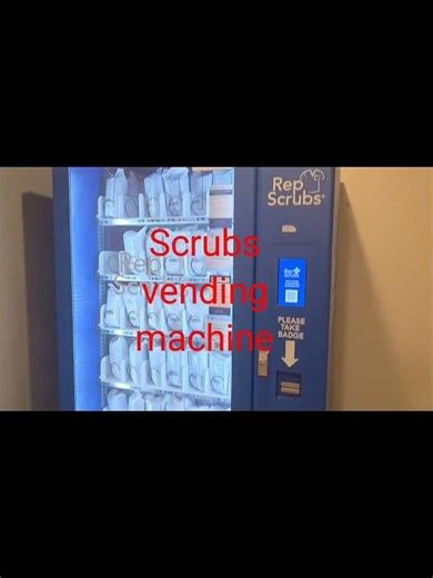 Scrubs vending machine #healthcare #nursing #scrubs #clinical #medsurge