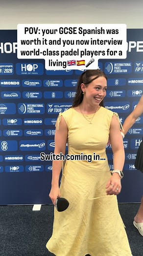 Bilingual Presenter Loving Padel and Live Events