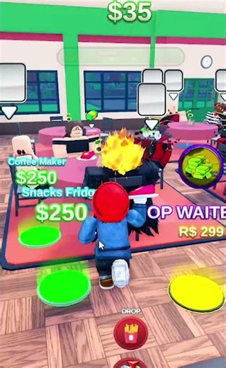 I SERVED PIZZA TO PITBULL IN ROBLOX! TYCOON Roblox game!