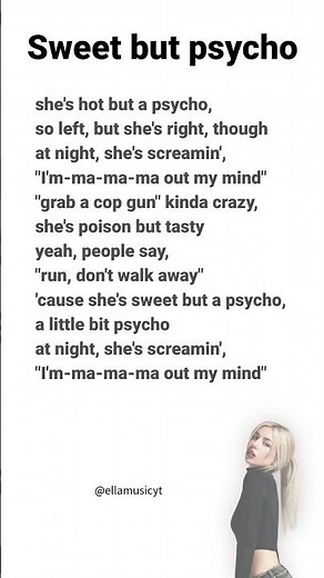 Ava Max - Sweet but Psycho | Lyrics | Aesthetic Edit #avamax #sweetbutpsycho #aesthetic