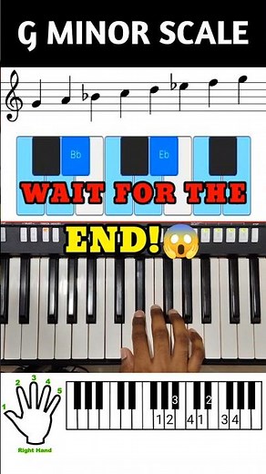 Wait for the End..😲 G MINOR SCALE: Secret Finger Patterns for SPEED⚡ | Tutorial for Beginners TRICK