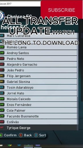 PES 17 PATCH FC26 #shorts #pes #gaming #patch #fc26