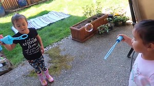 Yesterday was the perfect day for bubbles 🤗 #ItsJudysLife | Itsjudytime