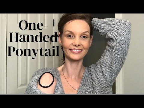 How I Put My Hair Up As An Amputee *Amputee//One-Handed Ponytail