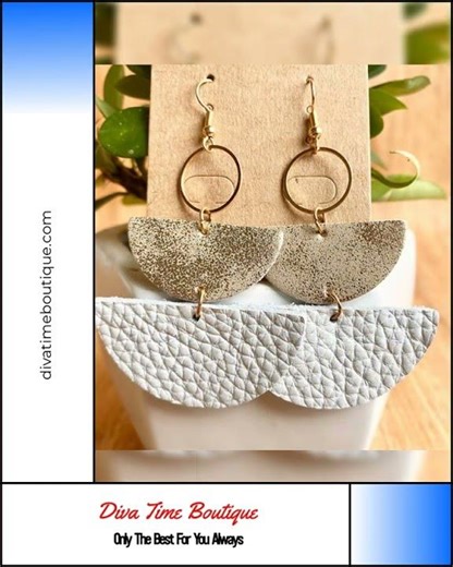 Geometrical Shape Dangle Earrings