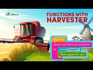 Lecture 16 | Functions with Harvester | Code.org | Block Based Programming