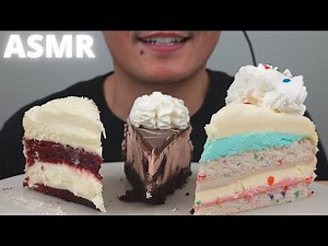ASMR | Cheesecake Factory Cheesecakes ~ Red Velvet | The Hangry Mole