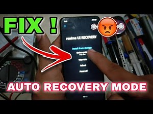 HOW TO FIX AUTO RECOVERY MODE ON ANDROID PHONE DEVICE | STOCK LOGO REALME UI RECOVERY