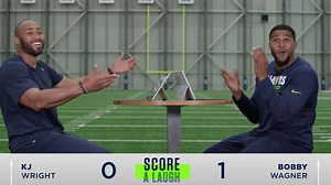 It's all about the delivery. 😂 K.J. Wright and Bobby Wagner try to Score a Laugh! | Seattle Seahawks